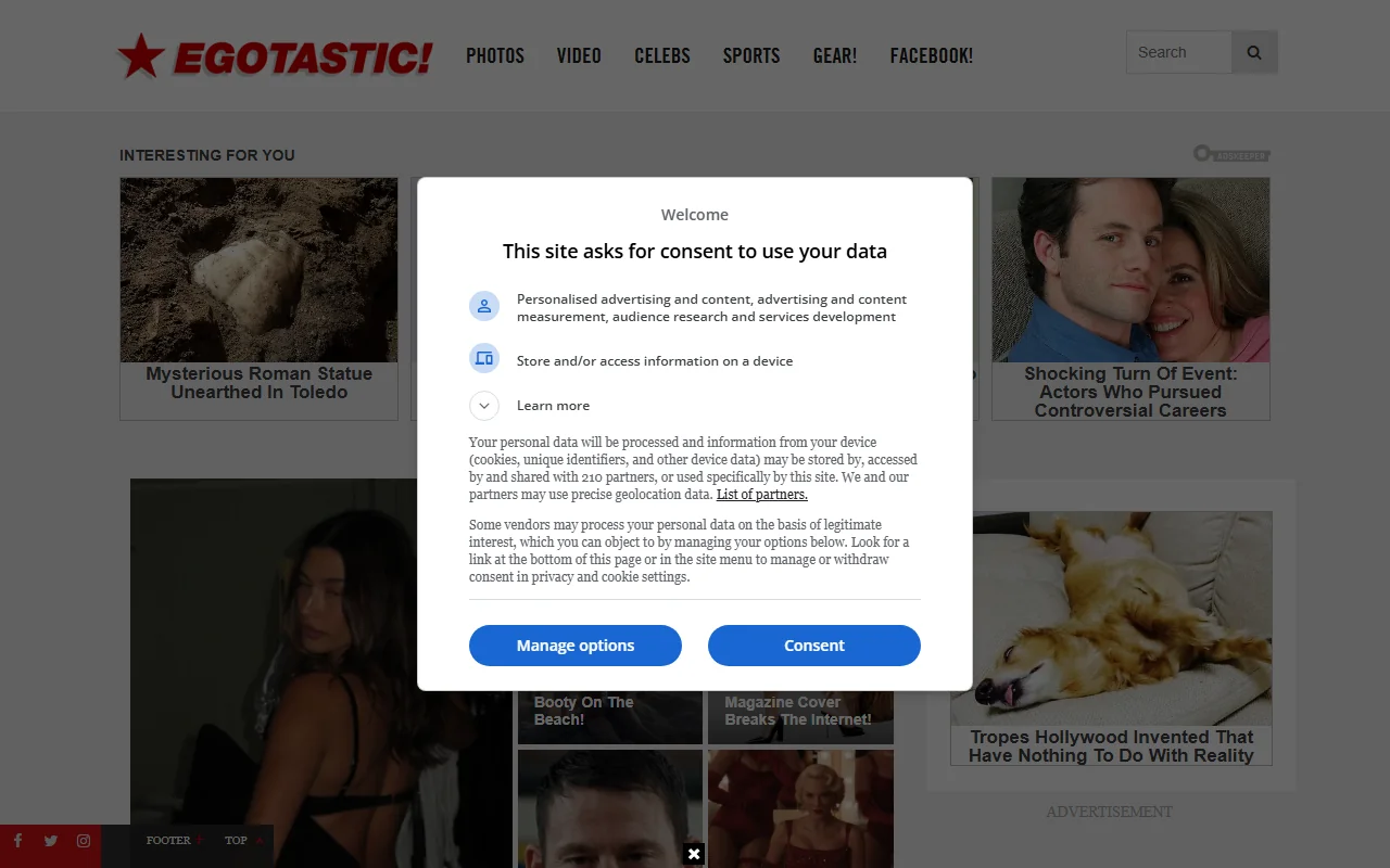Screenshot: Egotastic Screenshot of Egotastic